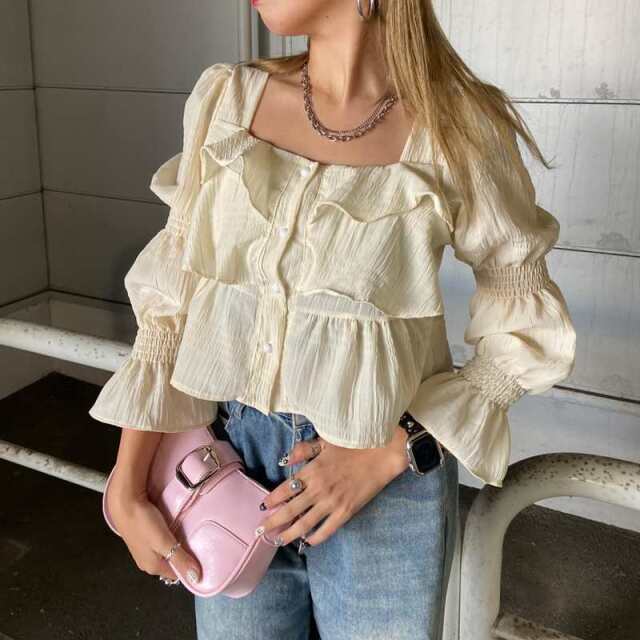 ティアードスクエアプルオーバー