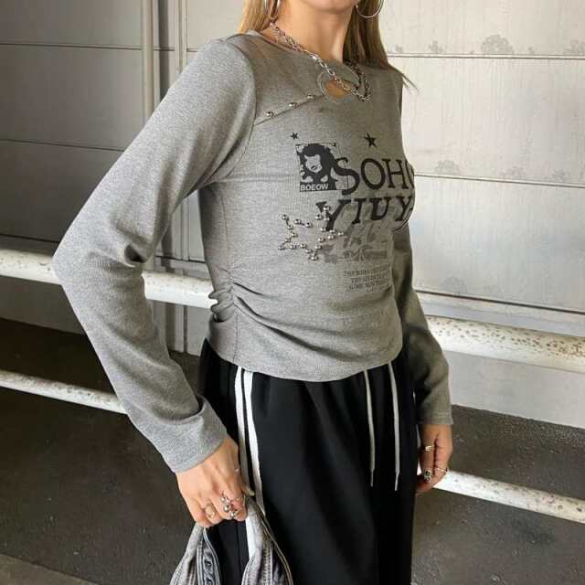 スタッズスターロゴTシャツ