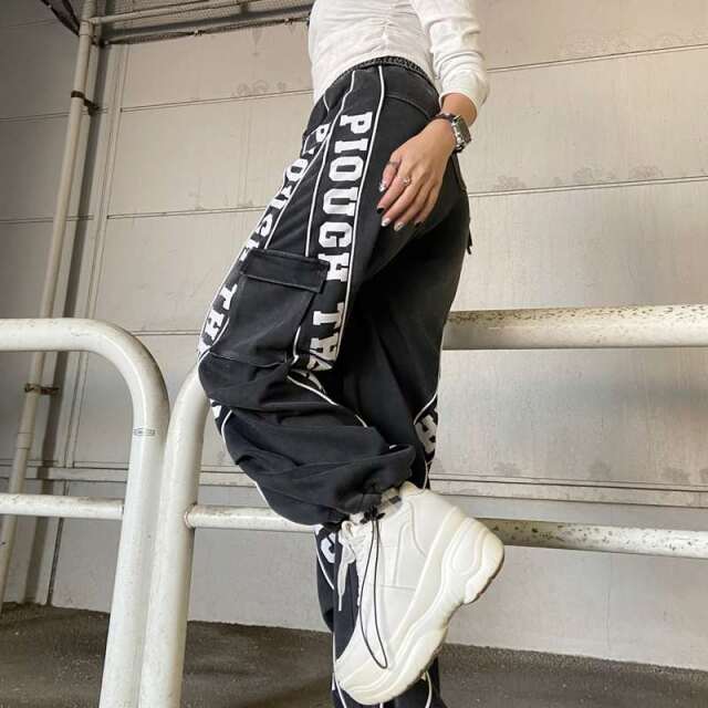 ブリーチラインロゴカットカーゴパンツ