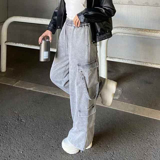 ブリーチカットカーゴパンツ
