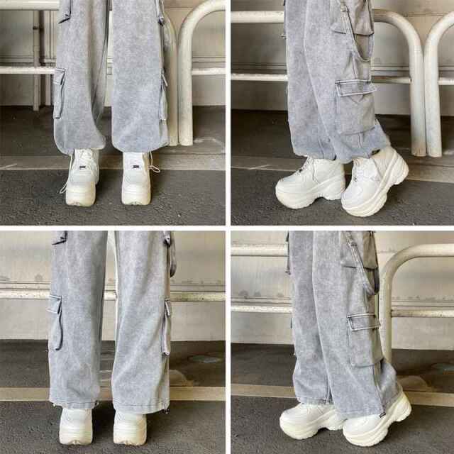 ブリーチカットカーゴパンツ