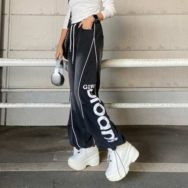 ブリーチラインロゴカットパンツ
