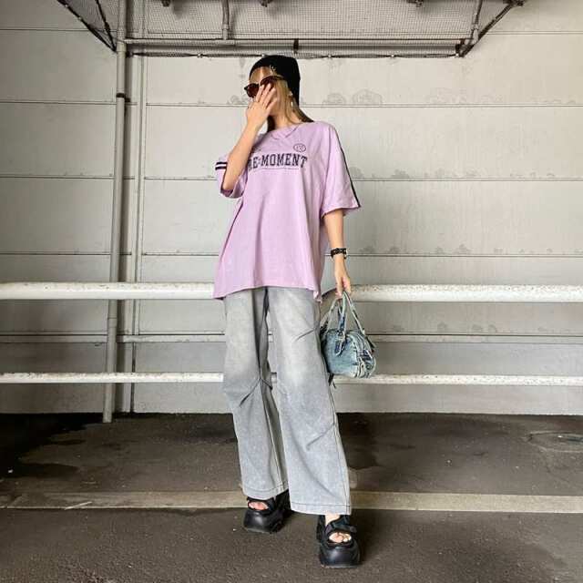 ラインロゴビッグTシャツ