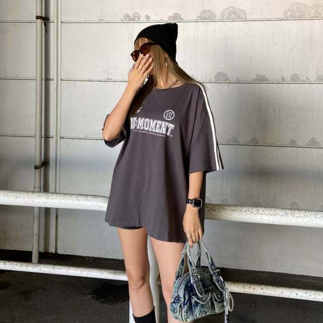 ラインロゴビッグTシャツ