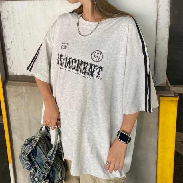 ラインロゴビッグTシャツ