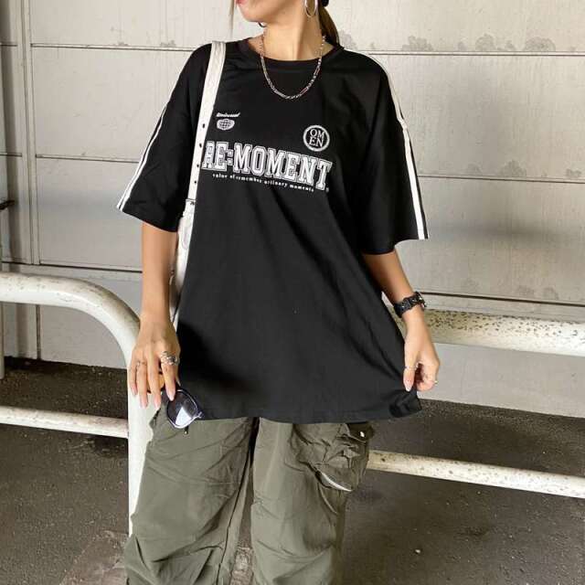 ラインロゴビッグTシャツ