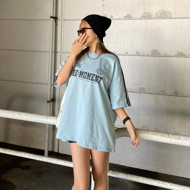 ラインロゴビッグTシャツ