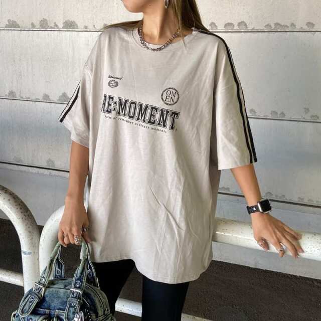 ラインロゴビッグTシャツ