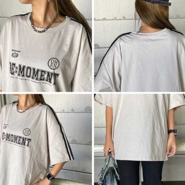 ラインロゴビッグTシャツ