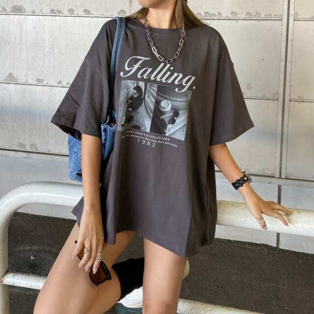 ロゴ転写ビッグTシャツ