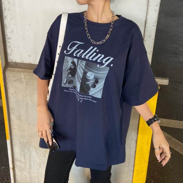 ロゴ転写ビッグTシャツ