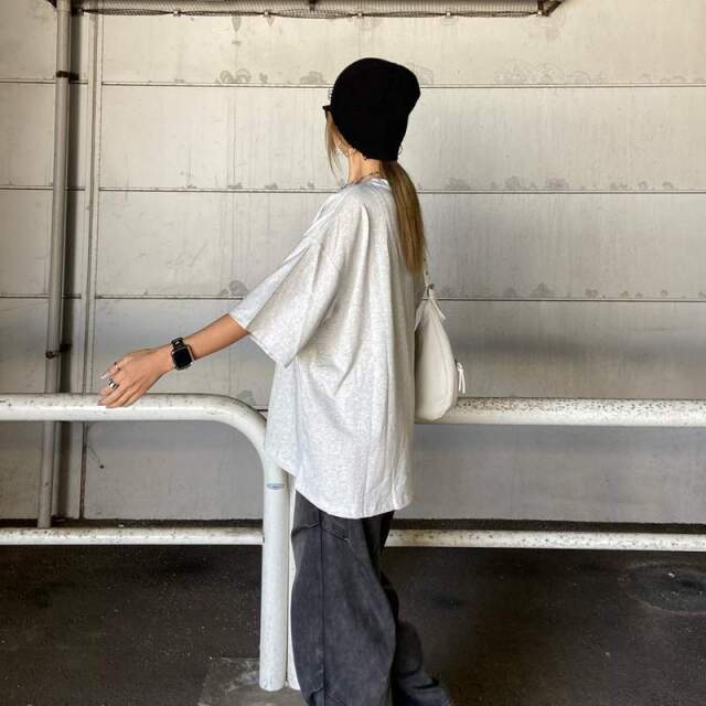 ロゴ転写ビッグTシャツ