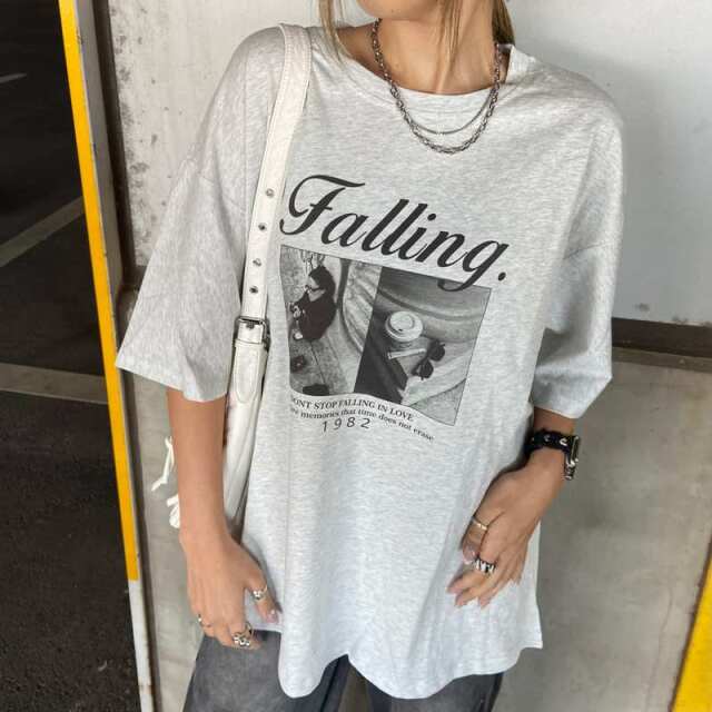 ロゴ転写ビッグTシャツ
