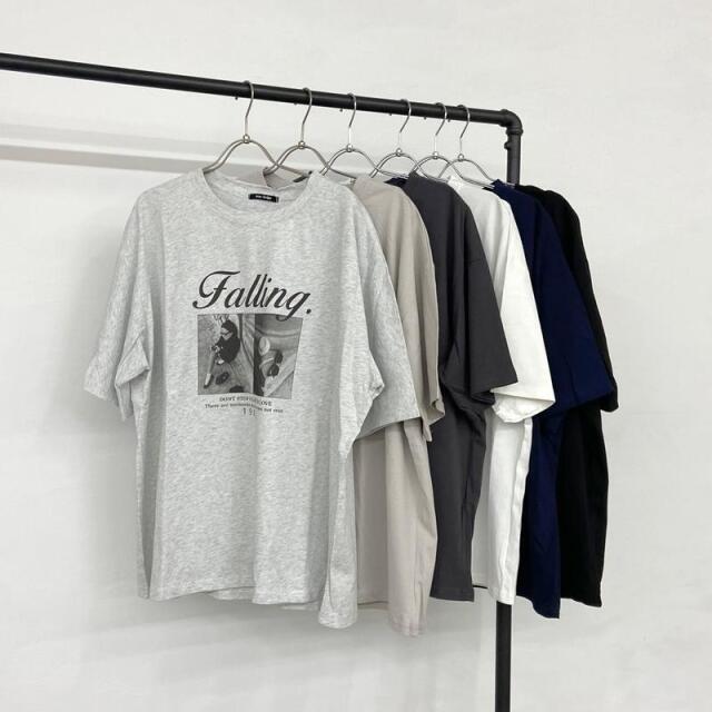 ロゴ転写ビッグTシャツ