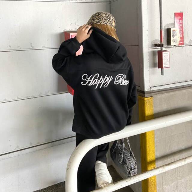 刺繍ロゴZIPパーカー・パンツセットアップ