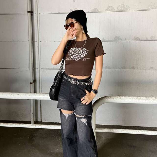 ハートメローチビTシャツ