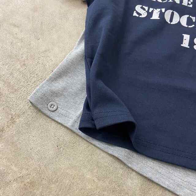 ウエスト配色ワイドパンツ・Tシャツセットアップ