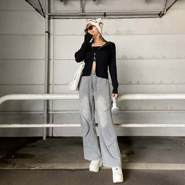 リブフードWZIPトップス