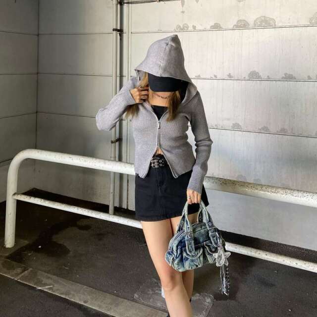 リブフードWZIPトップス