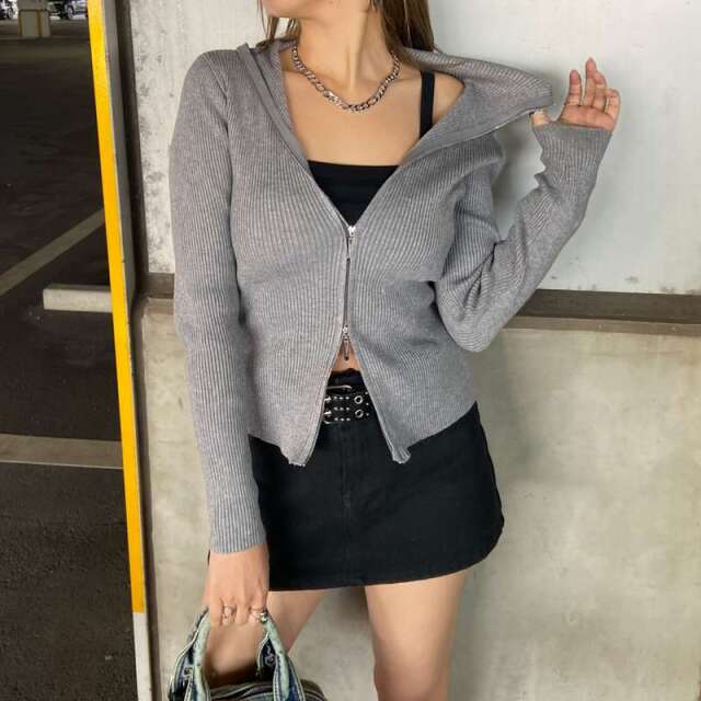 リブフードWZIPトップス