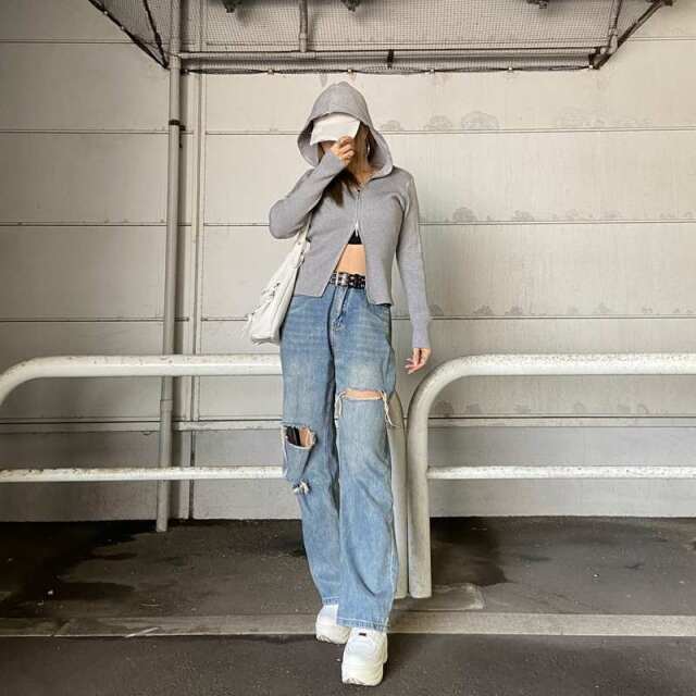 リブフードWZIPトップス