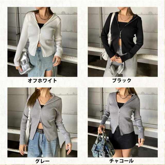 リブフードWZIPトップス