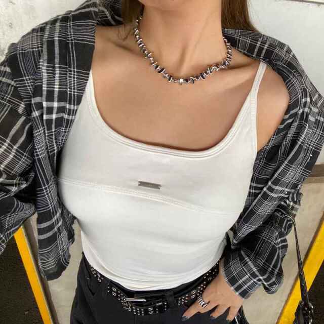 プレート切替タンクトップ