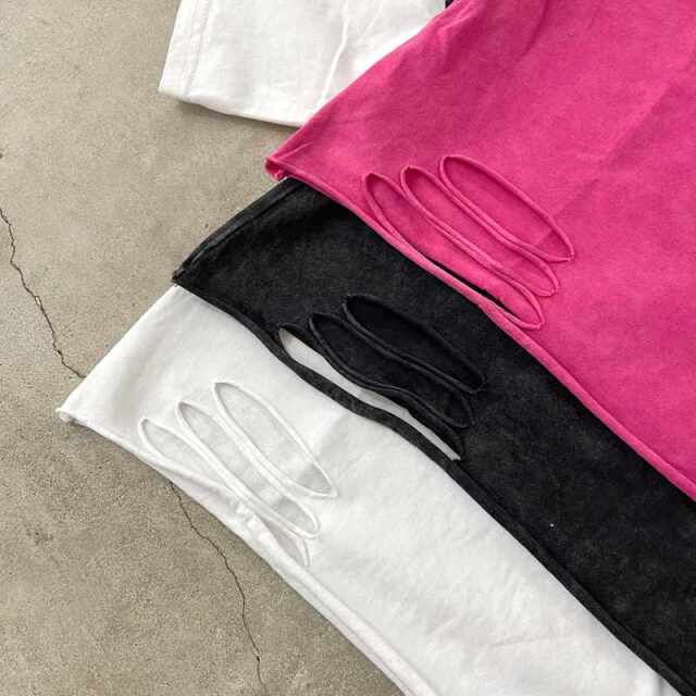 ダメージショートTシャツ