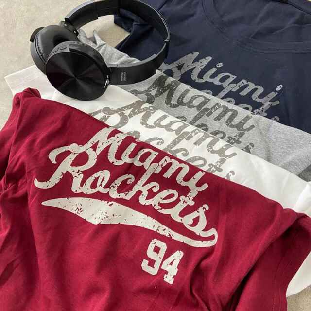 アメカジサイドドロストTシャツ