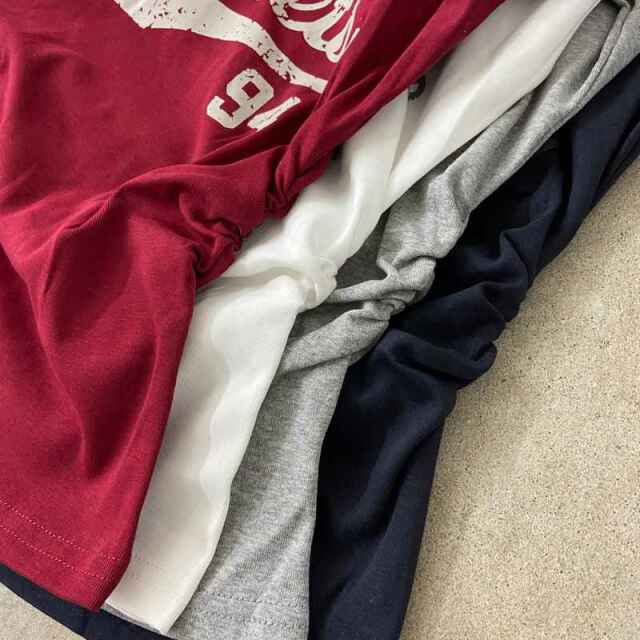 アメカジサイドドロストTシャツ