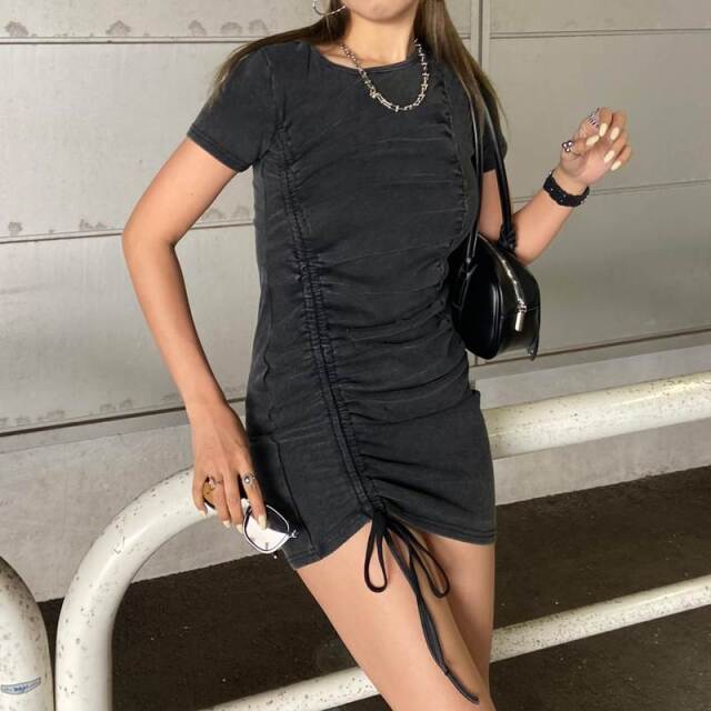 ドロストブリーチミニワンピース