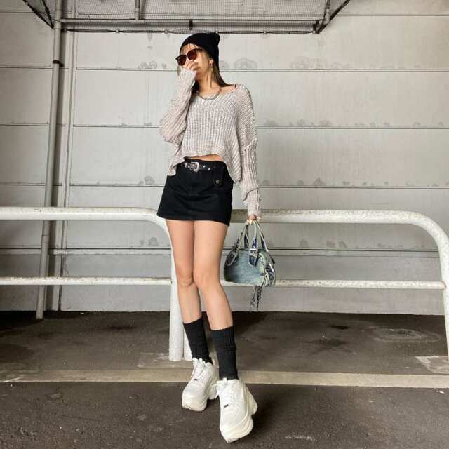 MIX透かしプルオーバー