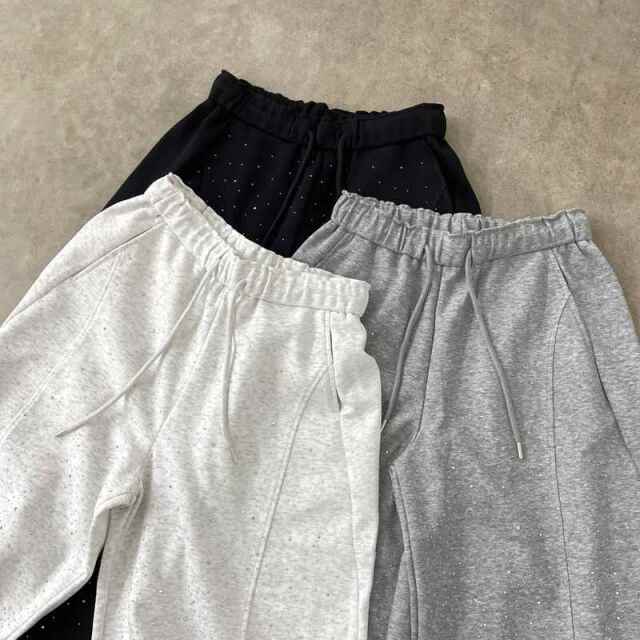 ストーンカットカーブパンツ