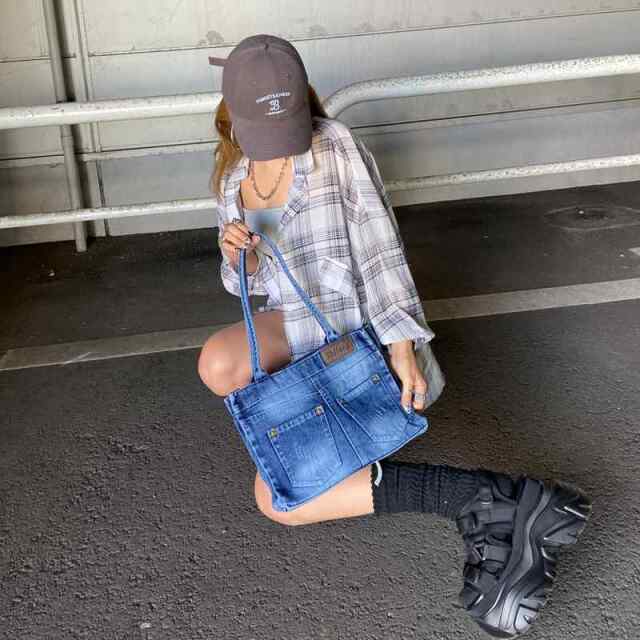 デニムトートバッグ