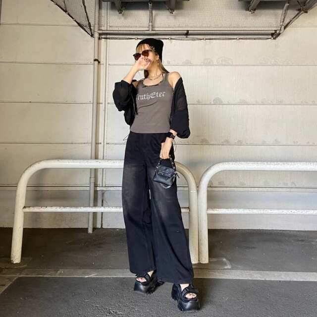 迷彩ロゴアンサンブルタンクトップ