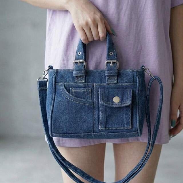デニムミニバッグ