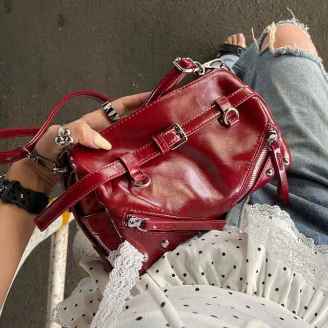 ZIPミニボストンバッグ