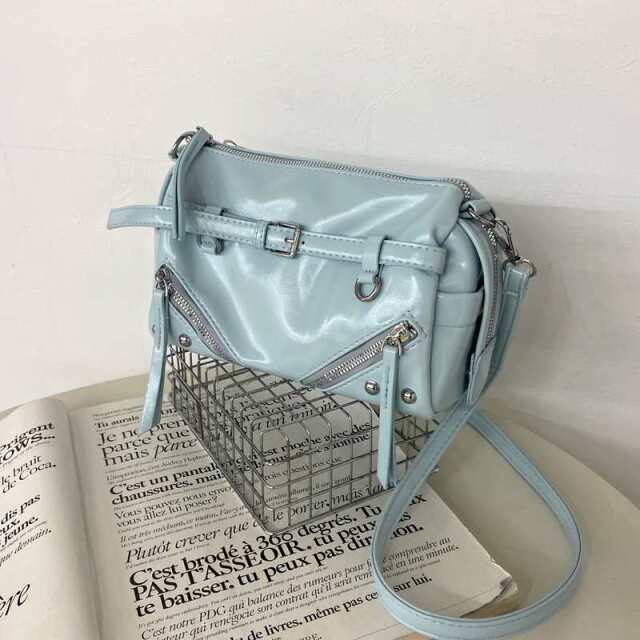 ZIPミニボストンバッグ