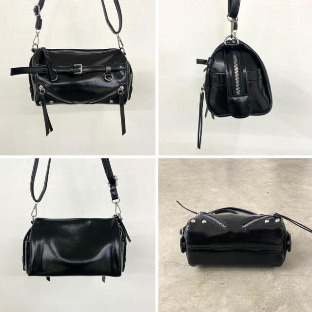 ZIPミニボストンバッグ