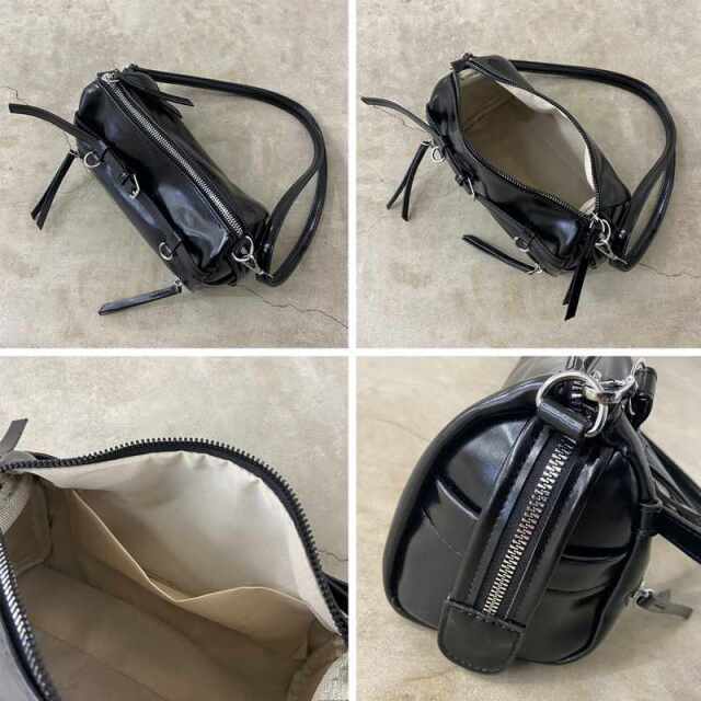 ZIPミニボストンバッグ