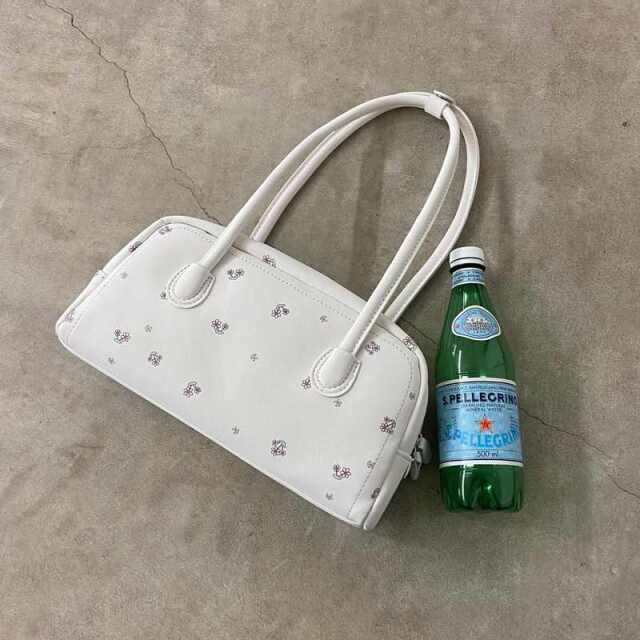 花柄ボストンバッグ
