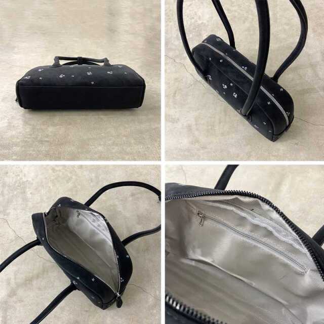 花柄ボストンバッグ
