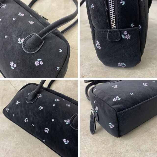 花柄ボストンバッグ