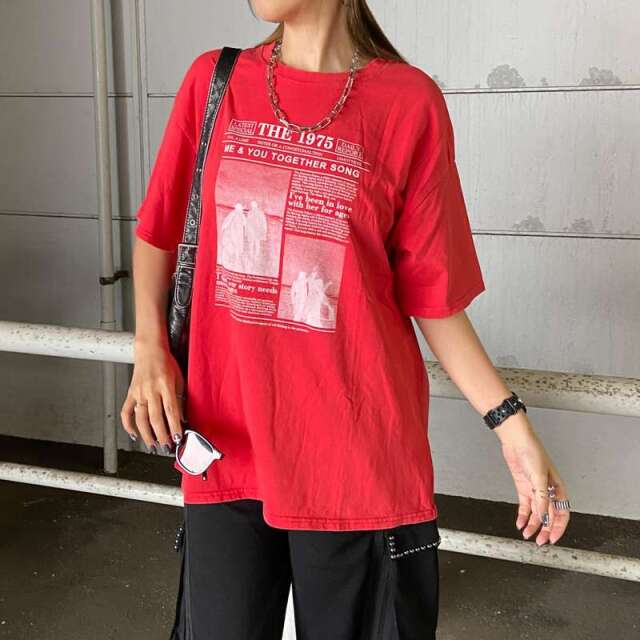 ブリーチ転写ビッグTシャツ