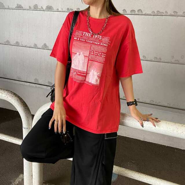 ブリーチ転写ビッグTシャツ