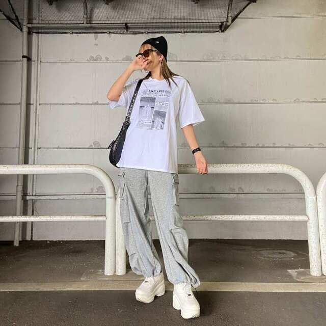 ブリーチ転写ビッグTシャツ