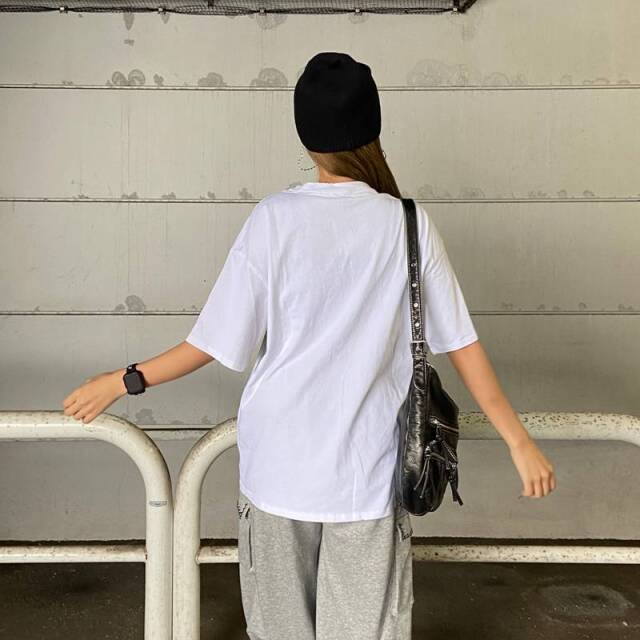 ブリーチ転写ビッグTシャツ