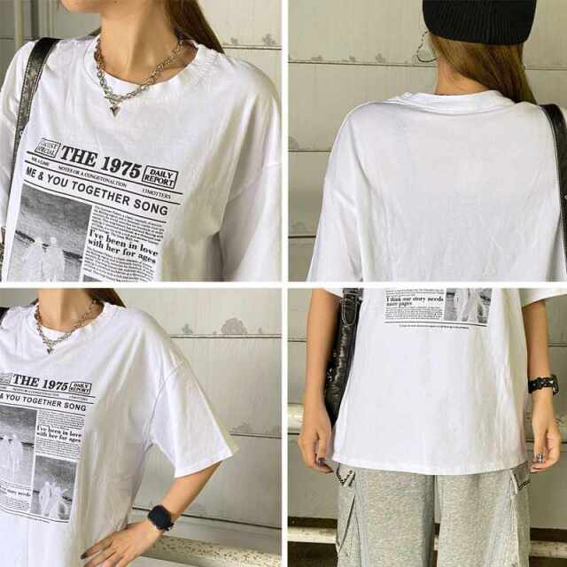 ブリーチ転写ビッグTシャツ