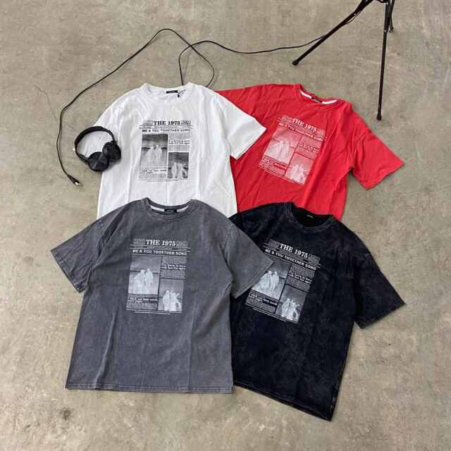 ブリーチ転写ビッグTシャツ
