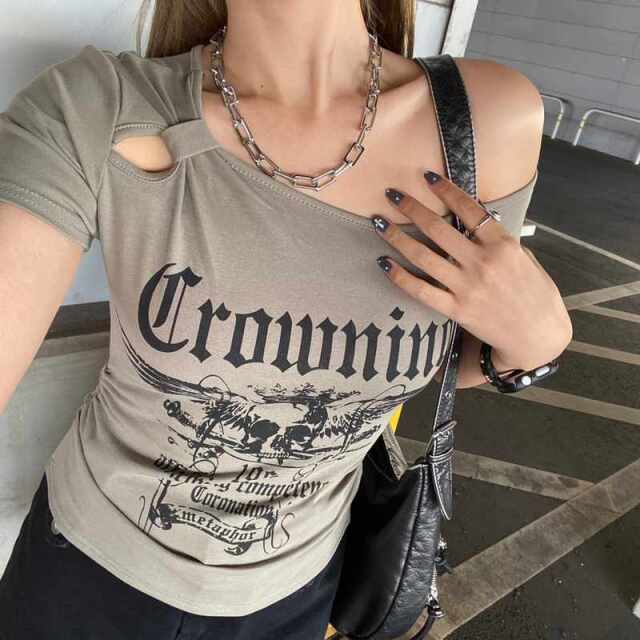 ドクロサイドドロストTシャツ